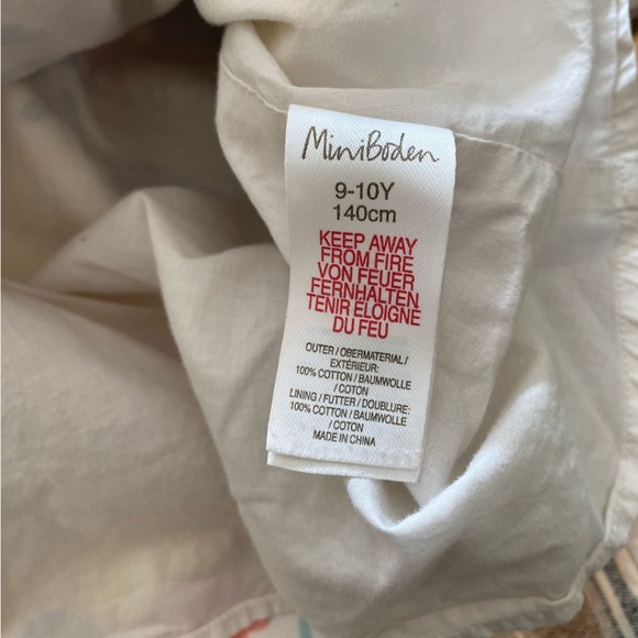 Mini Boden Colorful Vehicles Bikes Floral Print Long Sleeve Dress 9 - Picture 10 of 16